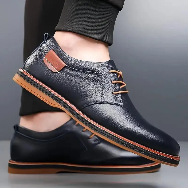 Men's Derby Party Lace Up Casual Shoes - ADRO CLOTHING AND ACCESSORIES