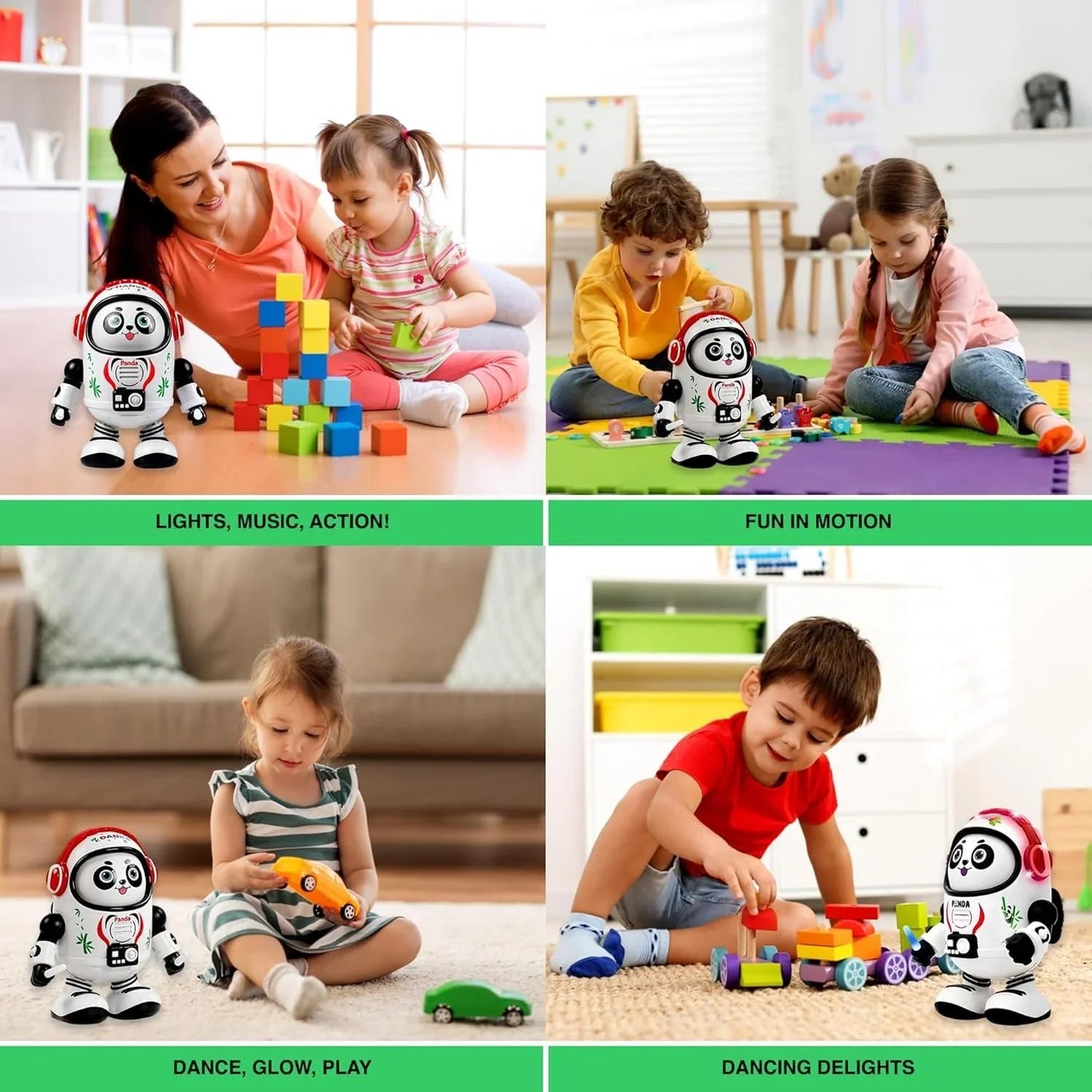 Dancing Light Panda Toys - ADRO CLOTHING AND ACCESSORIES
