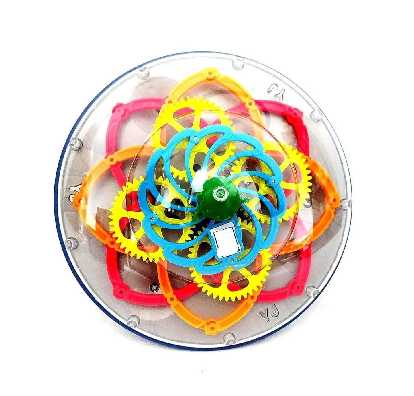 Electric Transparent Gear UFO Space Flying Saucer Toy Toddler Interaction - ADRO CLOTHING AND ACCESSORIES