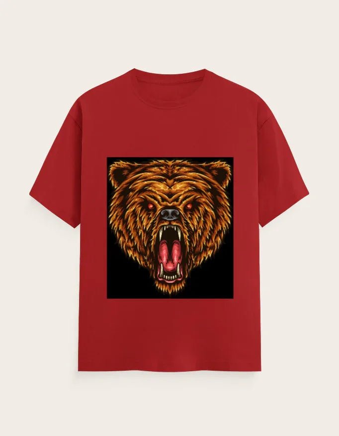 Lion Face Unisex Classic Crew T-Shirt - ADRO CLOTHING AND ACCESSORIES