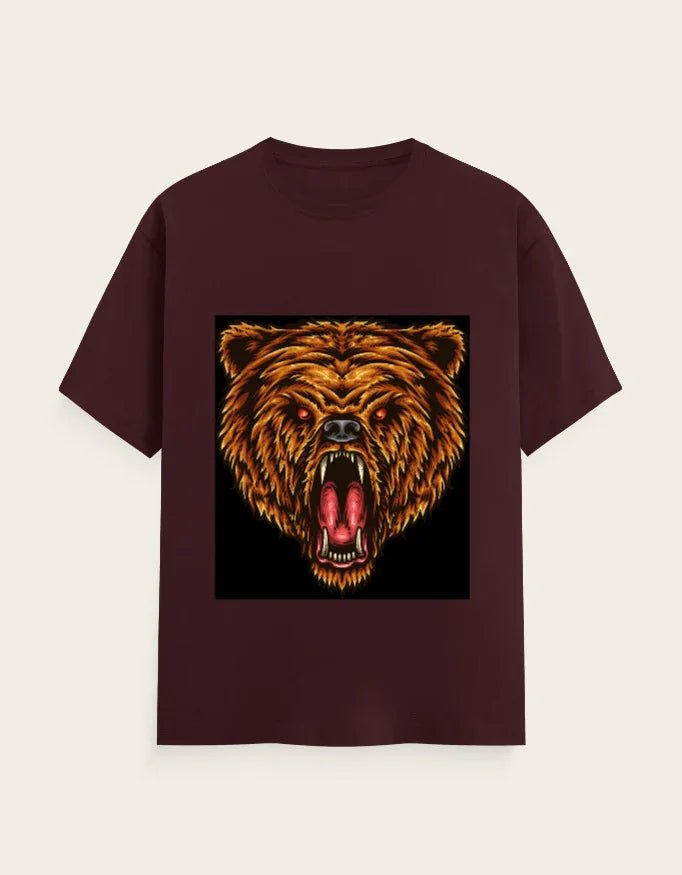 Lion Face Unisex Classic Crew T-Shirt - ADRO CLOTHING AND ACCESSORIES