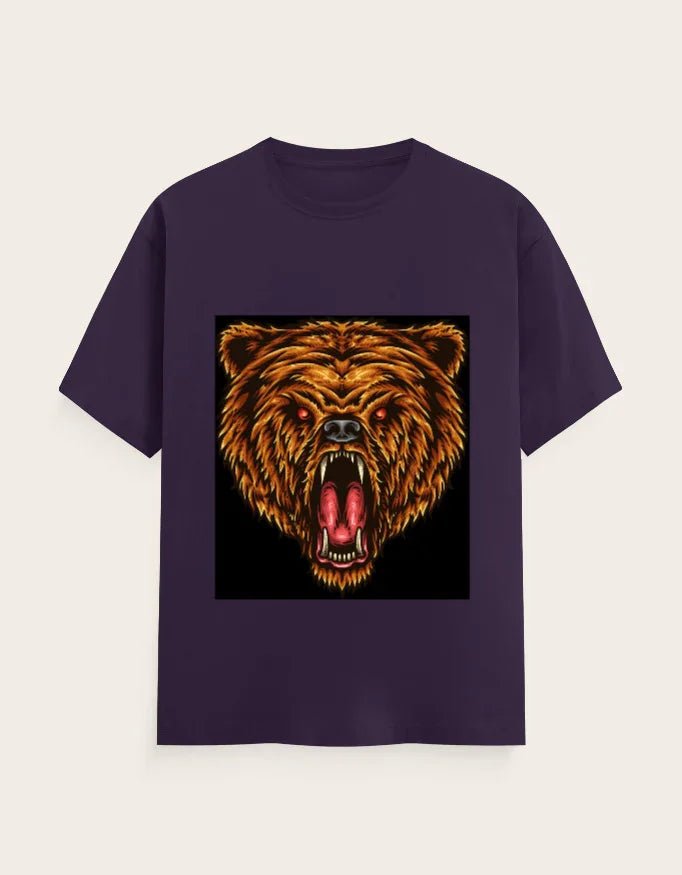 Lion Face Unisex Classic Crew T-Shirt - ADRO CLOTHING AND ACCESSORIES
