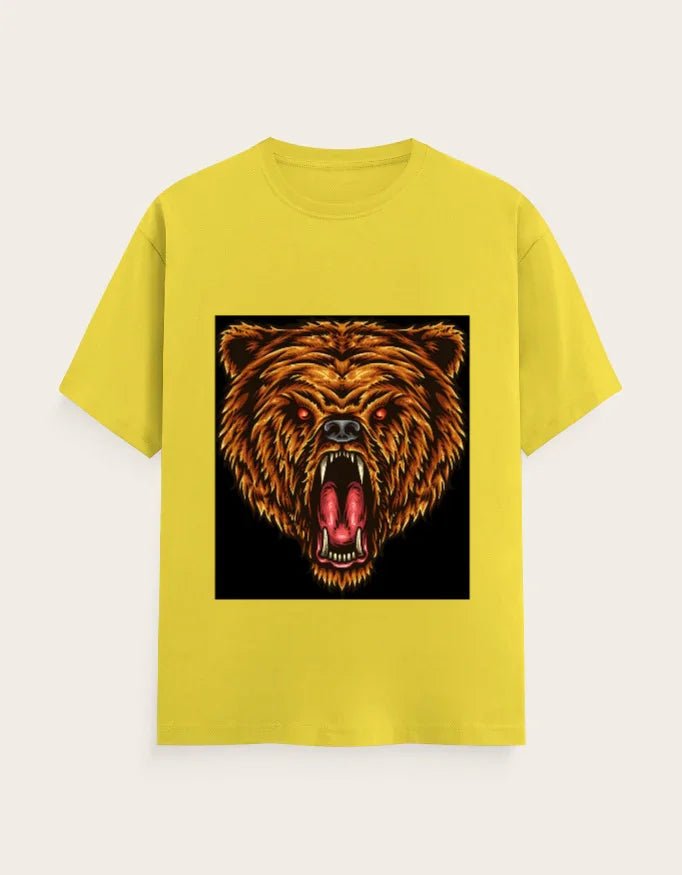 Lion Face Unisex Classic Crew T-Shirt - ADRO CLOTHING AND ACCESSORIES