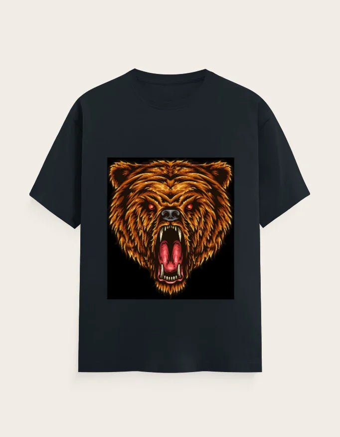 Lion Face Unisex Classic Crew T-Shirt - ADRO CLOTHING AND ACCESSORIES