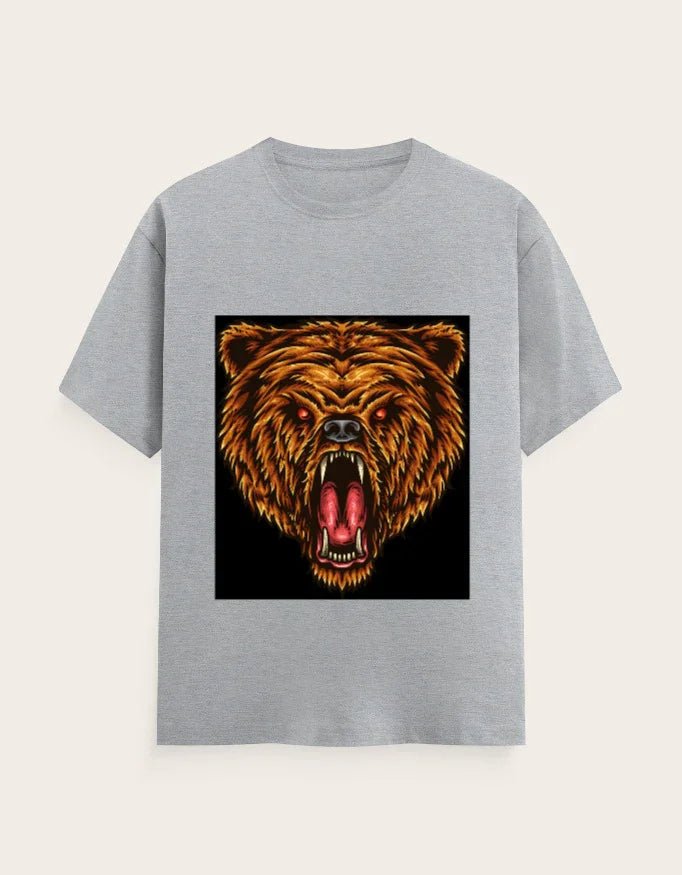 Lion Face Unisex Classic Crew T-Shirt - ADRO CLOTHING AND ACCESSORIES