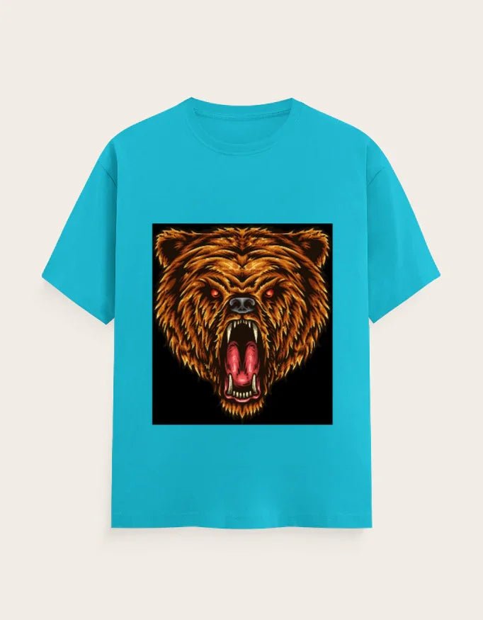 Lion Face Unisex Classic Crew T-Shirt - ADRO CLOTHING AND ACCESSORIES