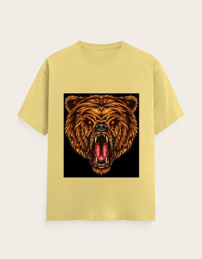 Lion Face Unisex Classic Crew T-Shirt - ADRO CLOTHING AND ACCESSORIES