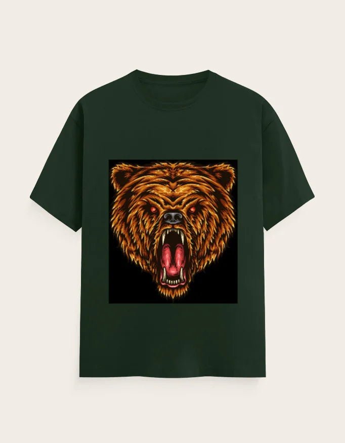 Lion Face Unisex Classic Crew T-Shirt - ADRO CLOTHING AND ACCESSORIES