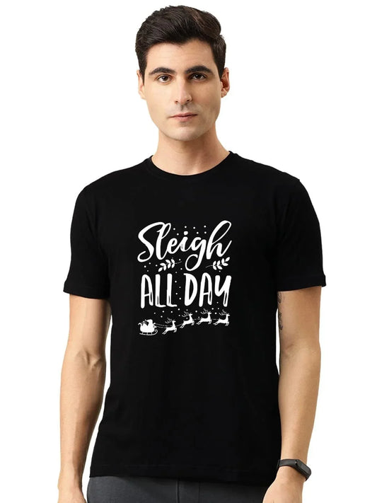 Round Neck T-Shirt for Men – Black, Size S - ADRO CLOTHING AND ACCESSORIES