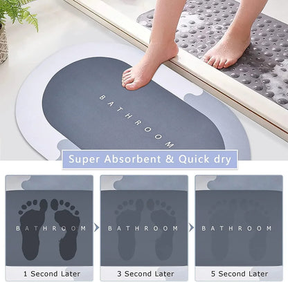 Super Absorbent Bath Floor Mat - ADRO CLOTHING AND ACCESSORIES