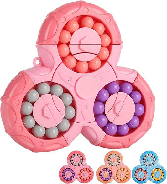 Magic Bean Brain Teaser Finger Spinner Toy Hand Spinner Stress Anxiety Relief - ADRO CLOTHING AND ACCESSORIES