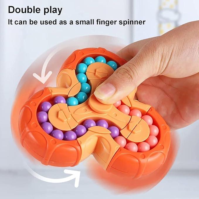 Magic Bean Brain Teaser Finger Spinner Toy Hand Spinner Stress Anxiety Relief - ADRO CLOTHING AND ACCESSORIES