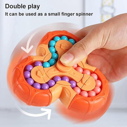 Magic Bean Brain Teaser Finger Spinner Toy Hand Spinner Stress Anxiety Relief - ADRO CLOTHING AND ACCESSORIES