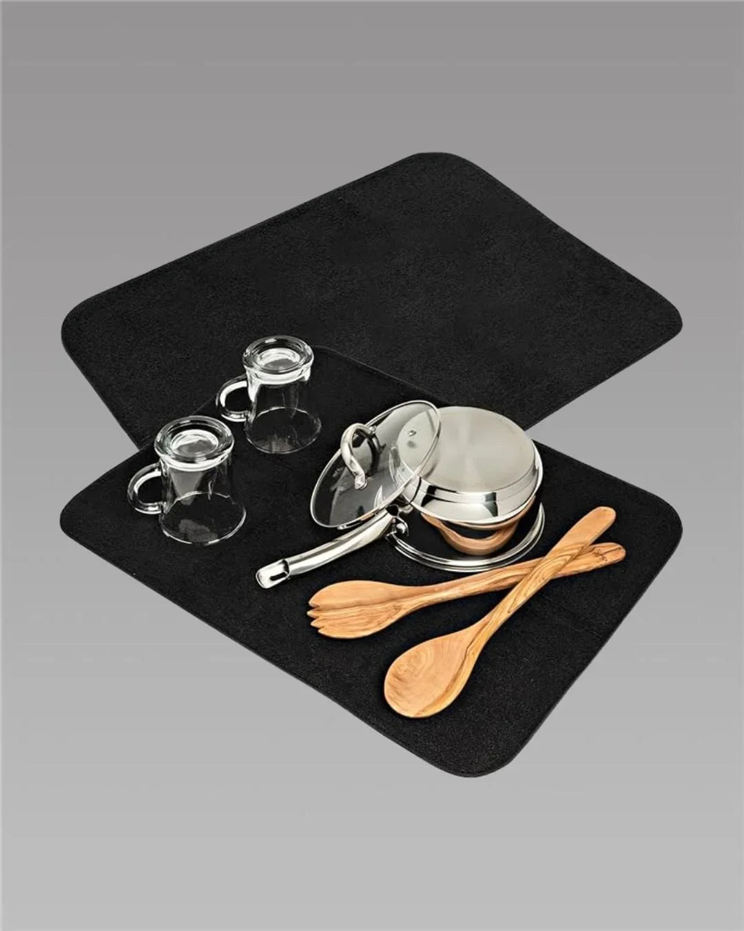 Pack of 2 Quick-Drying Lightweight Washable Mats – Durable & Soft - ADRO CLOTHING AND ACCESSORIES