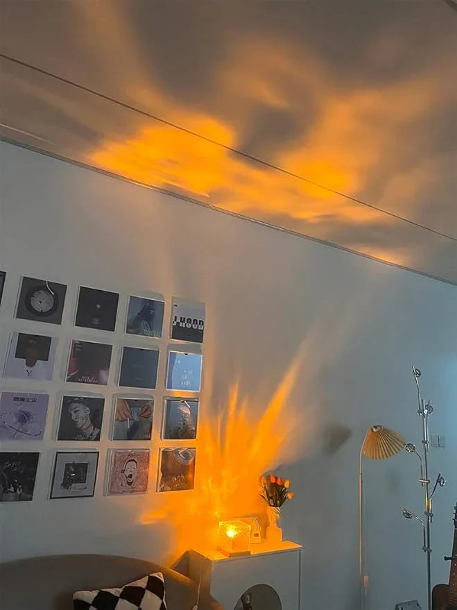 Aurora Wave Light Cube – LED Crystal Night Lamp for Room Decor - ADRO CLOTHING AND ACCESSORIES