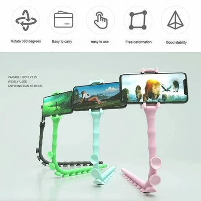 Cute Caterpillar Flexible Mobile Phone Holder – Adjustable & Fun Design - ADRO CLOTHING AND ACCESSORIES