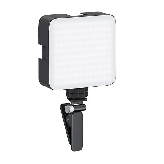 Dimmable Camera Video Light – 120 LED, Clip-On with Cold Shoe Mounts - ADRO CLOTHING AND ACCESSORIES