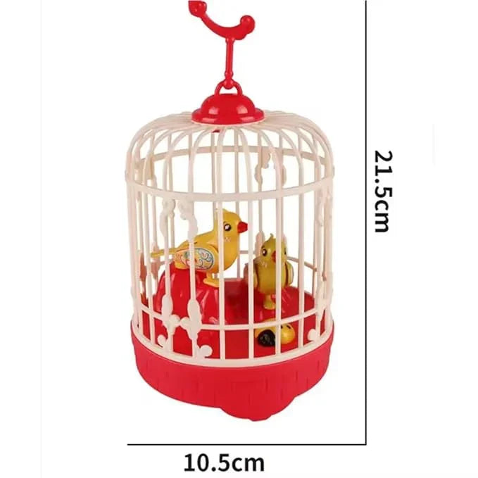 Lovely Talking Bird Cage for Kids with Light and Music Voice Controlled Induction Bird Mini Birdcage - ADRO CLOTHING AND ACCESSORIES