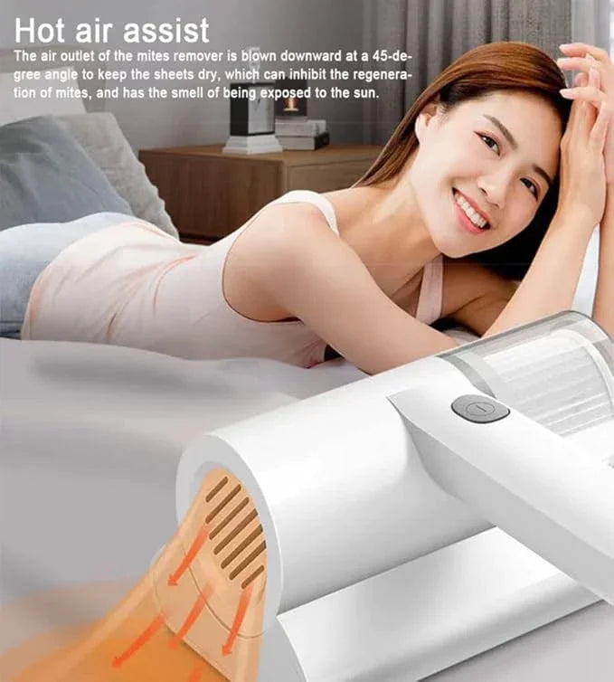 Portable Dust Suction Mites Remover Handheld Wireless Vacuum Cleaner Rechargeable Dust Remover Brush - ADRO CLOTHING AND ACCESSORIES