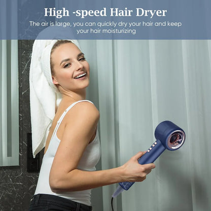 High-Speed Hair Dryer – 110000 RPM, 2000W Power for Fast Drying - ADRO CLOTHING AND ACCESSORIES