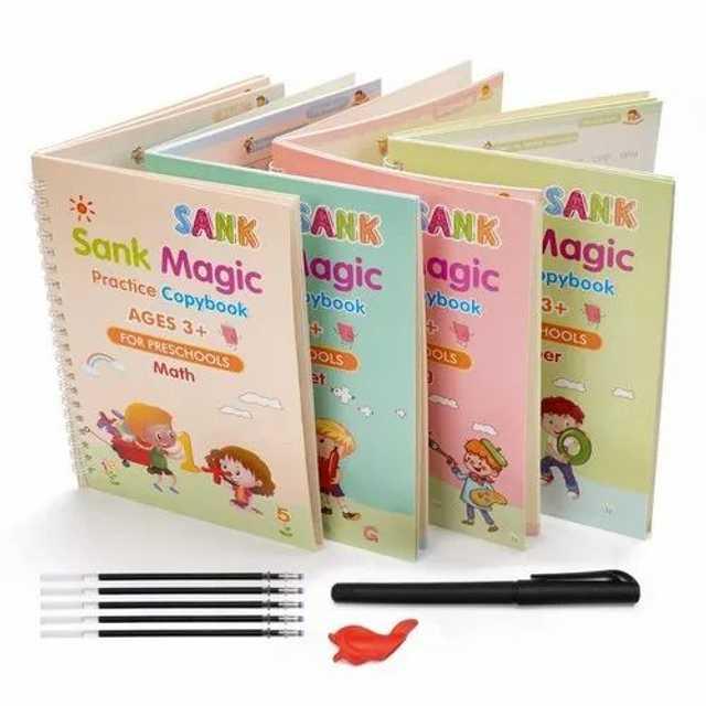 Magic Practice Copybook (4 Book + 10 Refill) (A-127) - ADRO CLOTHING AND ACCESSORIES