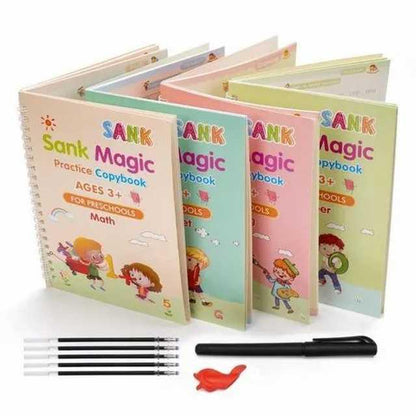 Magic Practice Copybook (4 Book + 10 Refill) (A-127) - ADRO CLOTHING AND ACCESSORIES