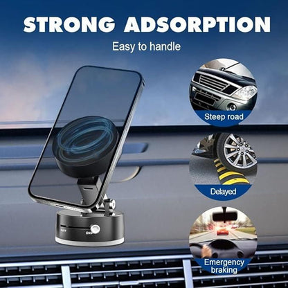 Vacuum Magnetic Suction Phone Holder - ADRO CLOTHING AND ACCESSORIES
