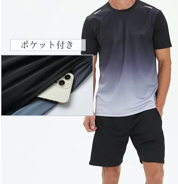 Men's Jersey T-shirt & Bottom Set - ADRO CLOTHING AND ACCESSORIES