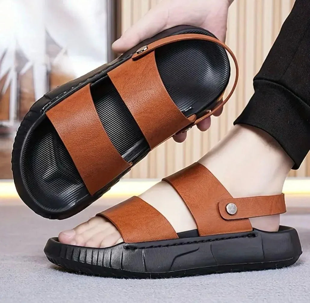 Men's Stylish Breathable Casual Sandal Brown - ADRO CLOTHING AND ACCESSORIES