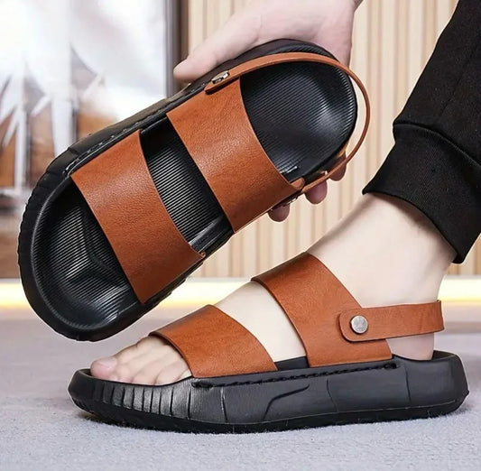 Men's Stylish Breathable Casual Sandal Brown - ADRO CLOTHING AND ACCESSORIES