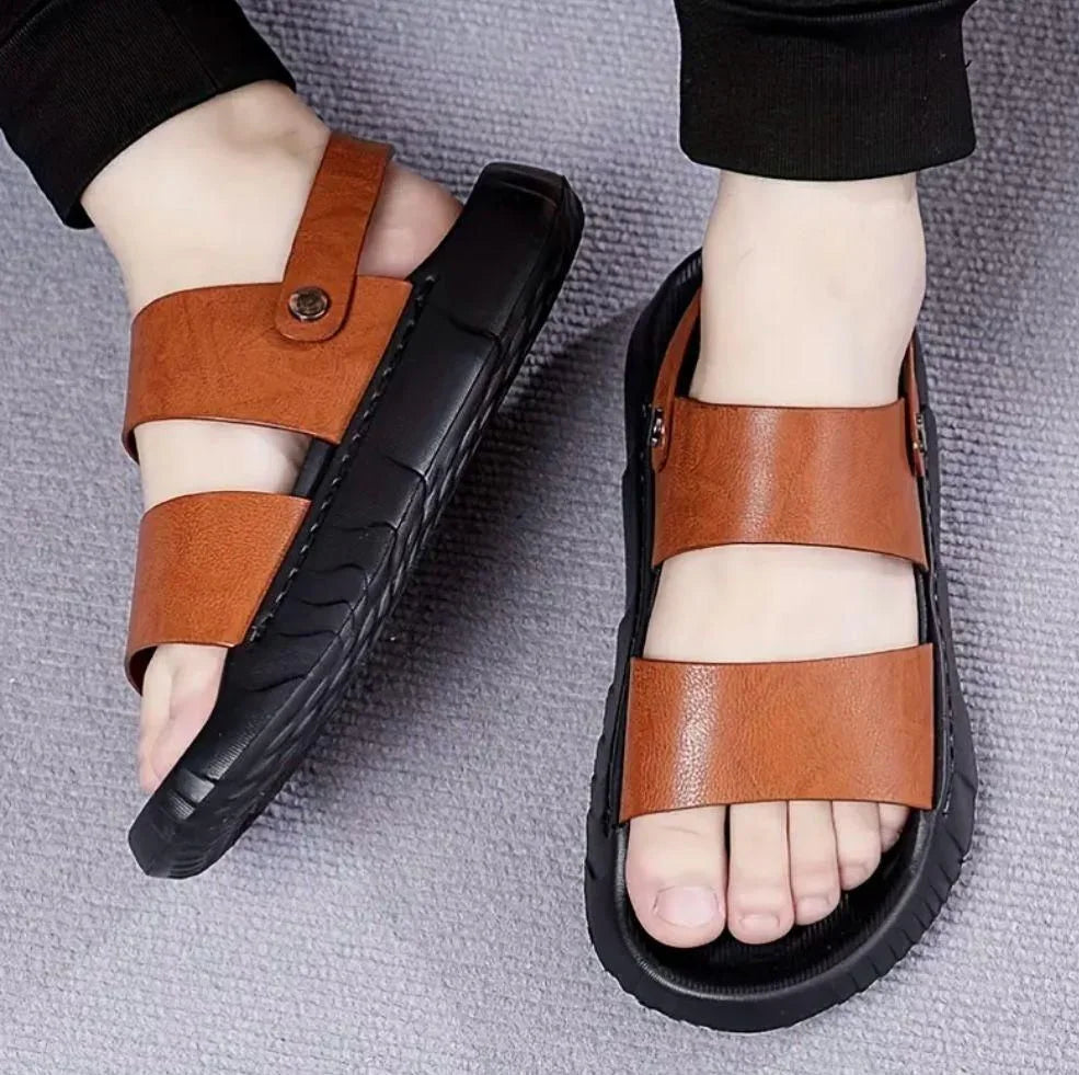 Men's Stylish Breathable Casual Sandal Brown - ADRO CLOTHING AND ACCESSORIES