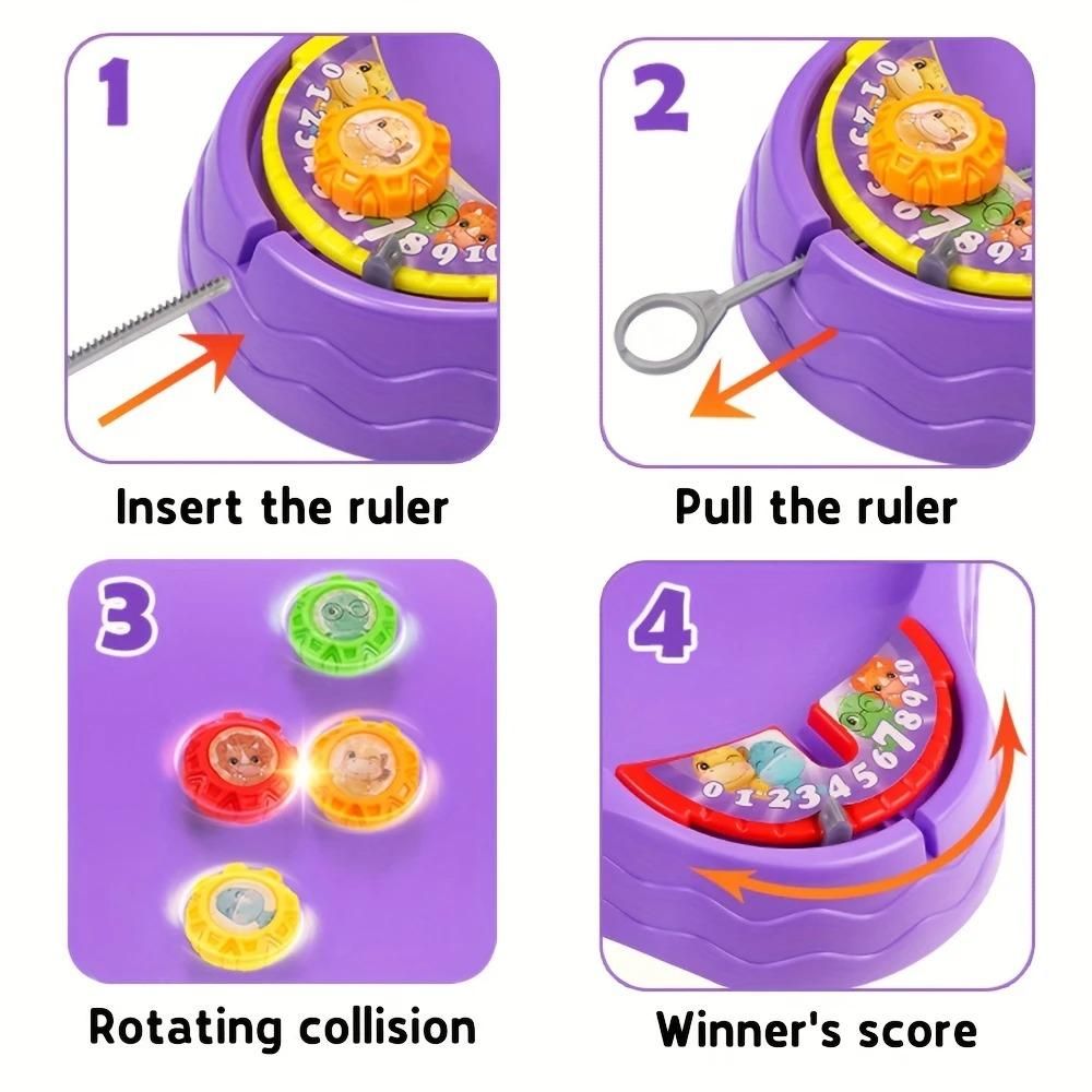 Dino Battle Gyro Spinning Toys & Fun Board Games for Kid's - ADRO CLOTHING AND ACCESSORIES