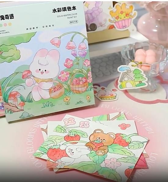 Cartoon Art Coloring Painting Set for Kid's - ADRO CLOTHING AND ACCESSORIES