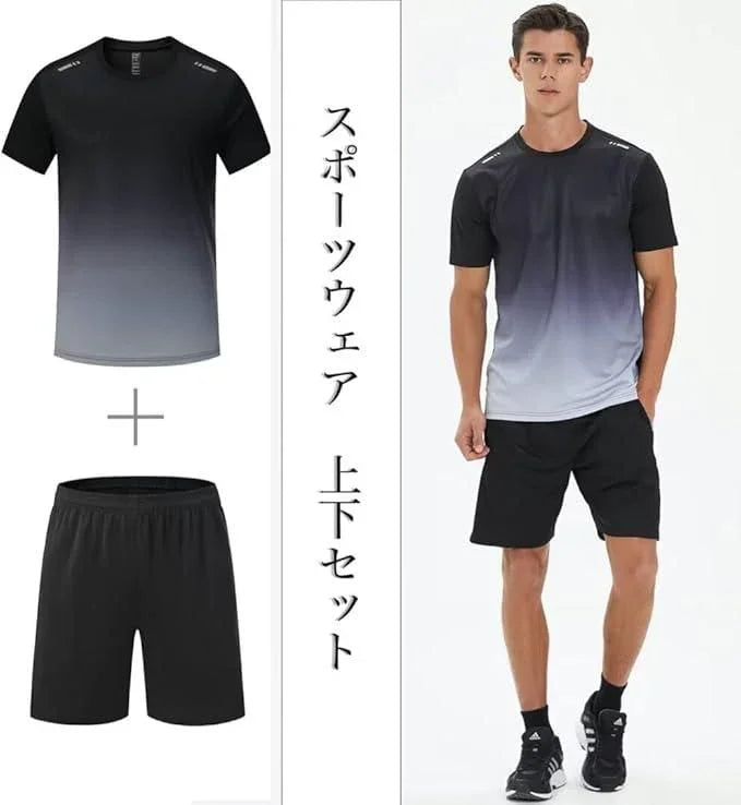 Men's Jersey T-shirt & Bottom Set - ADRO CLOTHING AND ACCESSORIES