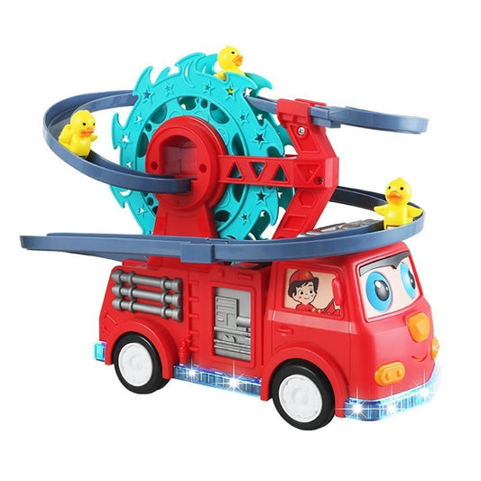 Fire Truck with Climbing Duck & Siren Sounds - ADRO CLOTHING AND ACCESSORIES