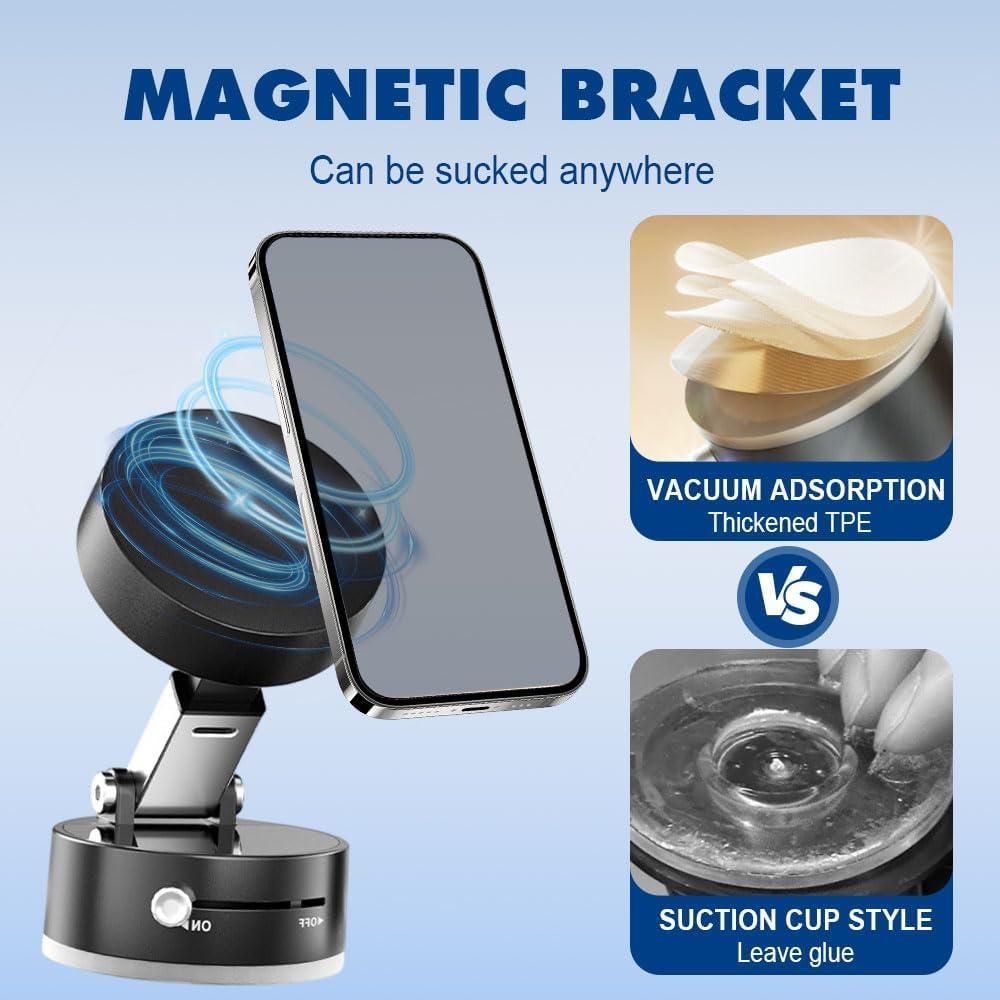 Vacuum Magnetic Suction Phone Holder - ADRO CLOTHING AND ACCESSORIES