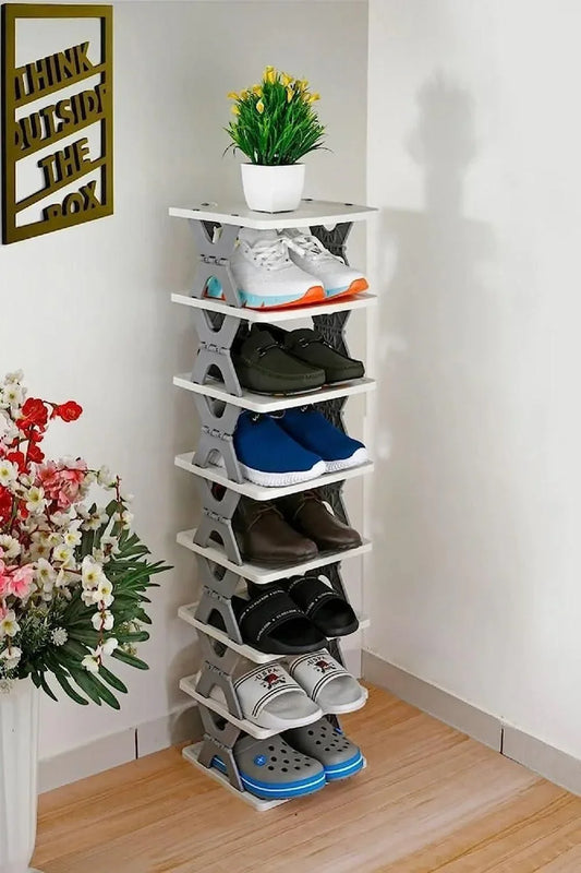 6-Layer Foldable Shoe Rack – Smart, Compact & Space-Saving - ADRO CLOTHING AND ACCESSORIES