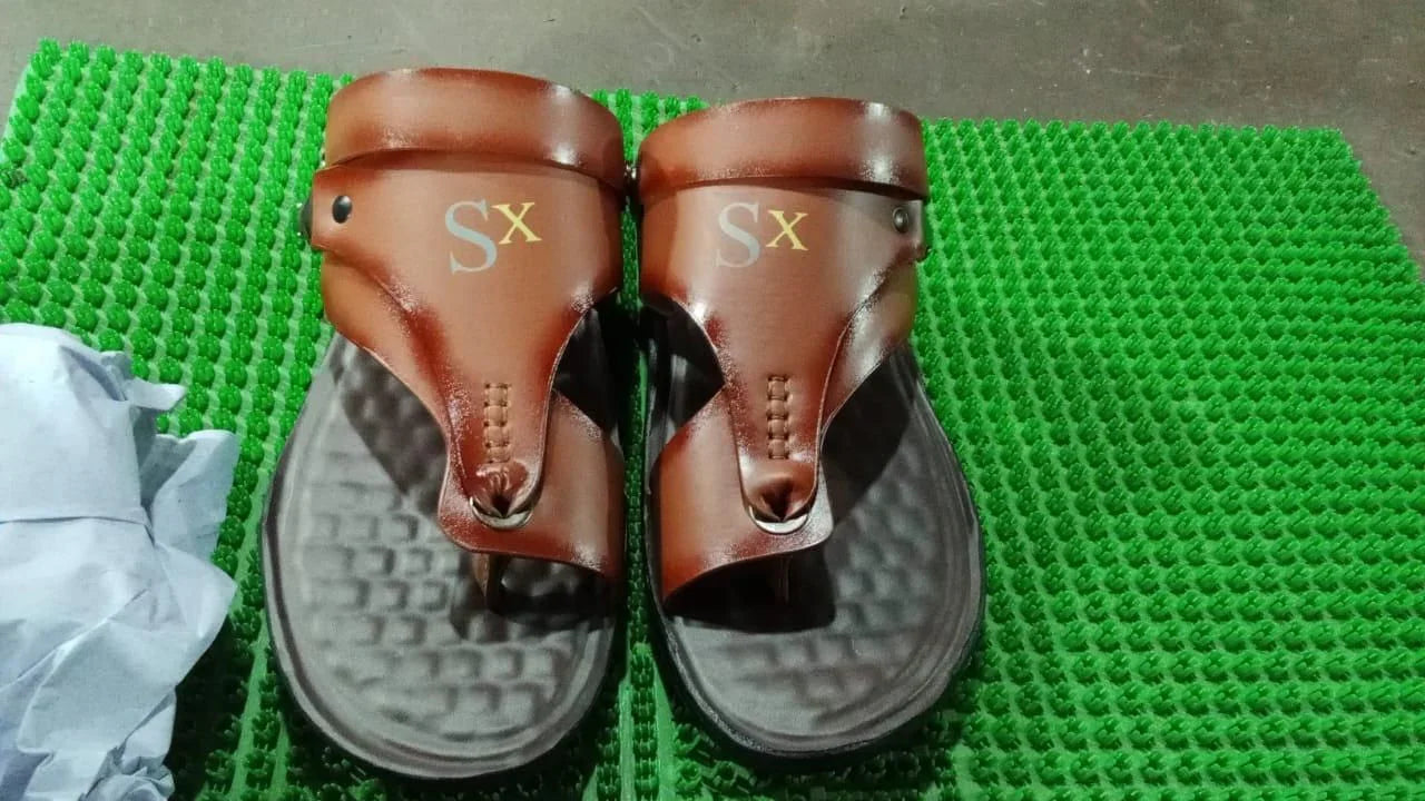 Men's casual Synthetic Leather Sandal - ADRO CLOTHING AND ACCESSORIES