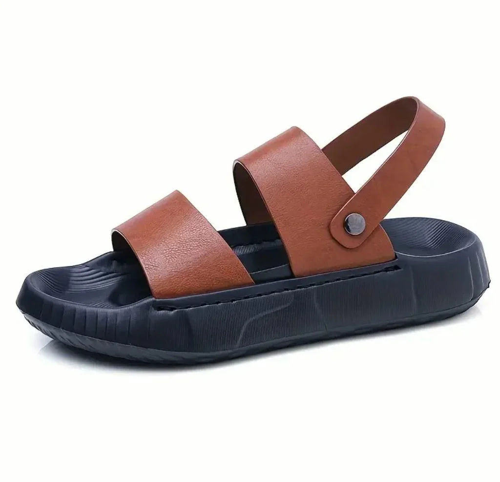 Men's Stylish Breathable Casual Sandal Brown - ADRO CLOTHING AND ACCESSORIES