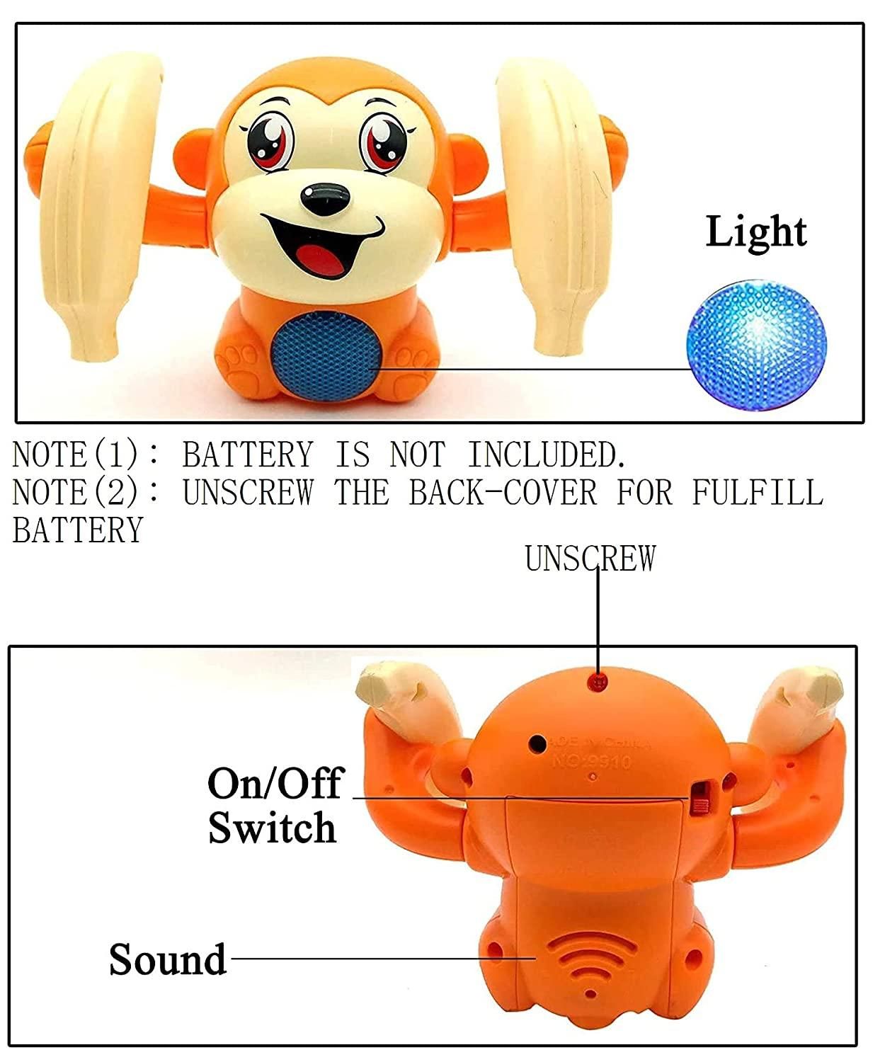 Dancing and Spinning Rolling Doll Tumble Monkey - ADRO CLOTHING AND ACCESSORIES