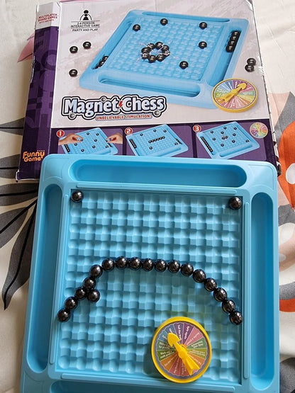 Magnetic Battle Chess Game with 20 Steel Balls ? Strategy Board Game for Family - ADRO CLOTHING AND ACCESSORIES
