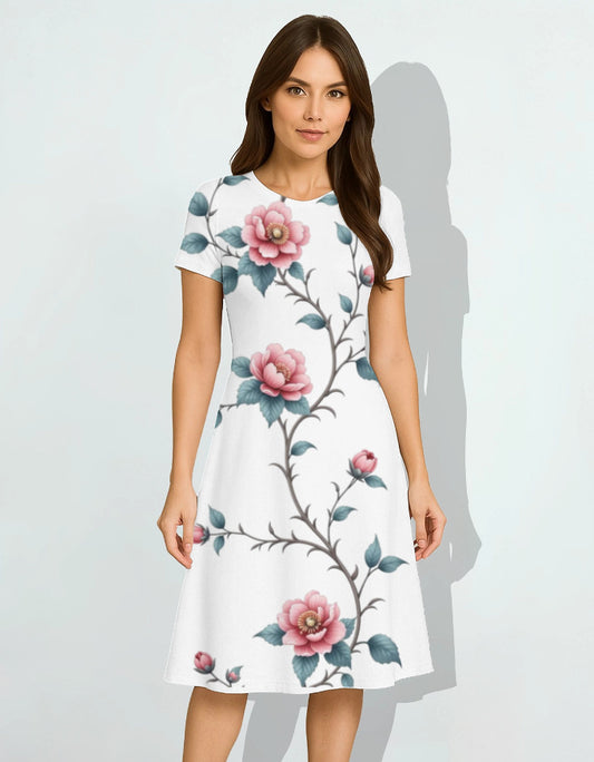 Adro A line Dress - ADRO CLOTHING AND ACCESSORIES