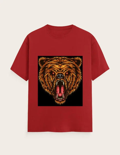 Lion Face Unisex Classic Crew T-Shirt - ADRO CLOTHING AND ACCESSORIES
