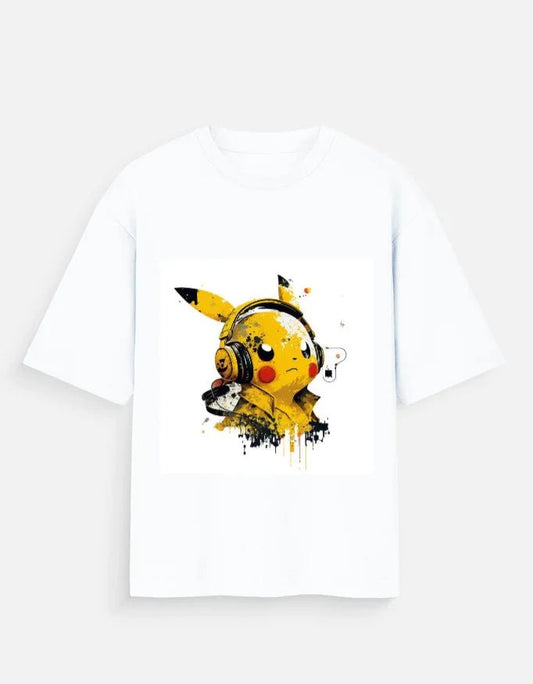 Pikachu Unisex Oversized Standard T-Shirt - ADRO CLOTHING AND ACCESSORIES