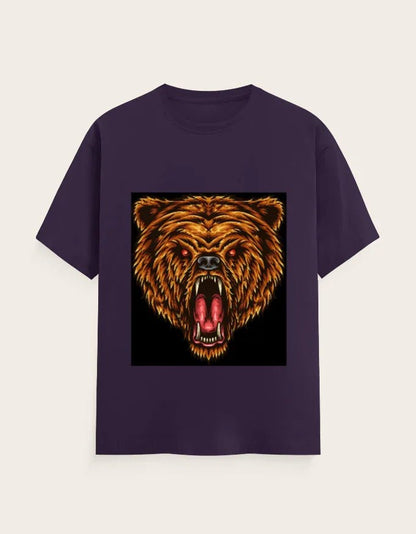 Lion Face Unisex Classic Crew T-Shirt - ADRO CLOTHING AND ACCESSORIES