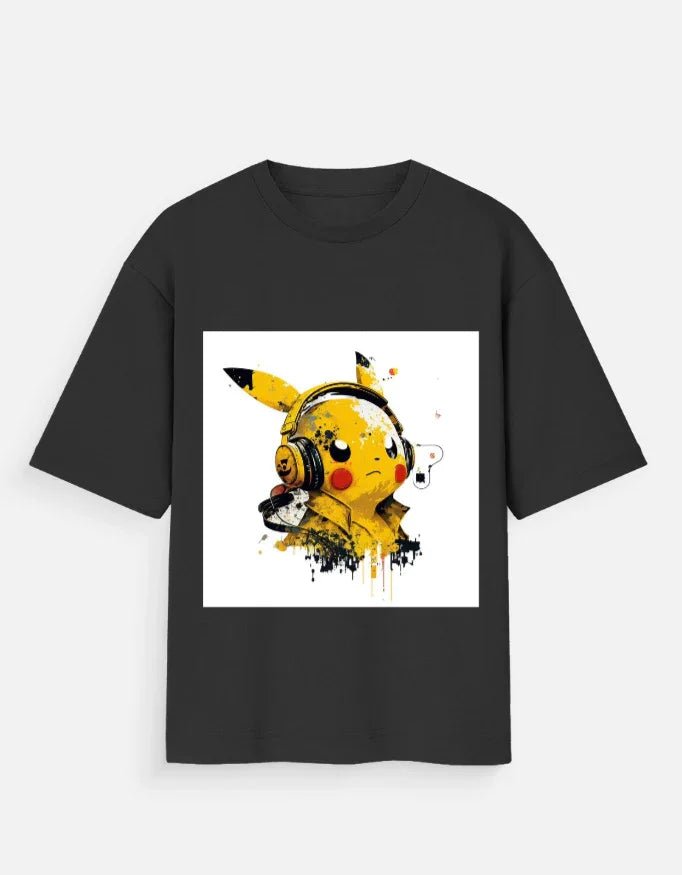 Pikachu Unisex Oversized Standard T-Shirt - ADRO CLOTHING AND ACCESSORIES