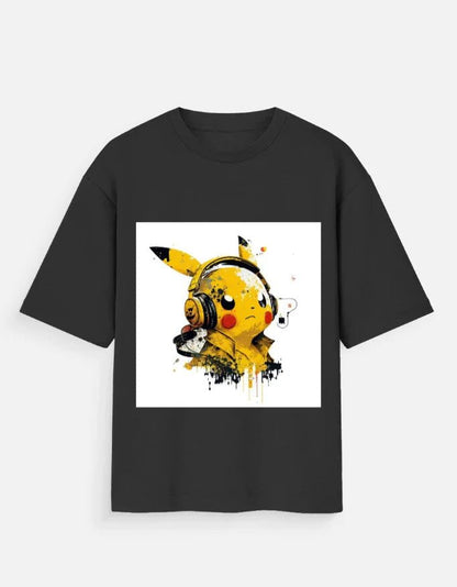 Pikachu Unisex Oversized Standard T-Shirt - ADRO CLOTHING AND ACCESSORIES