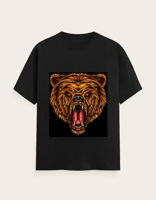 Lion Face Unisex Classic Crew T-Shirt - ADRO CLOTHING AND ACCESSORIES