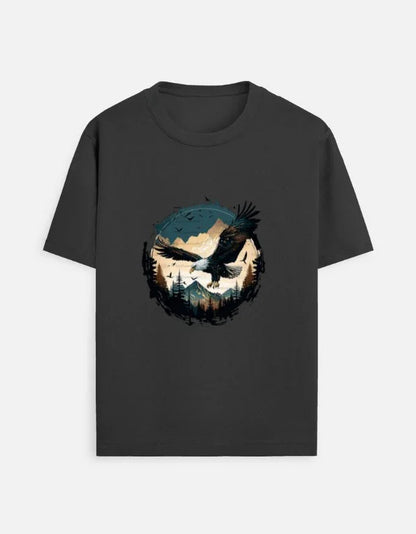 Birds print Unisex Standard Crew T-Shirt - ADRO CLOTHING AND ACCESSORIES