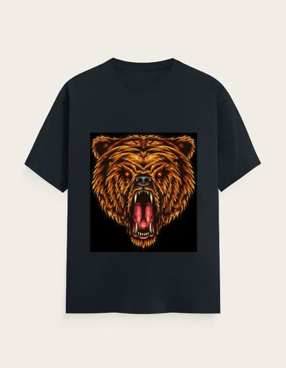 Lion Face Unisex Classic Crew T-Shirt - ADRO CLOTHING AND ACCESSORIES